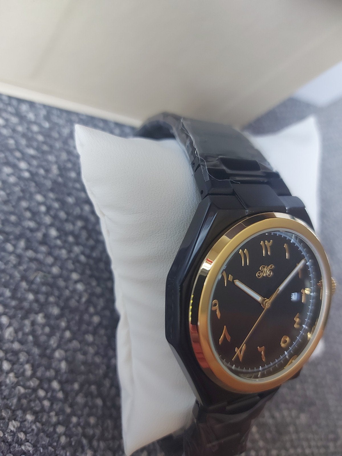 montre pour homme Maxim Morre Levante en or noir, Enlèvement, Acier, Montre-bracelet