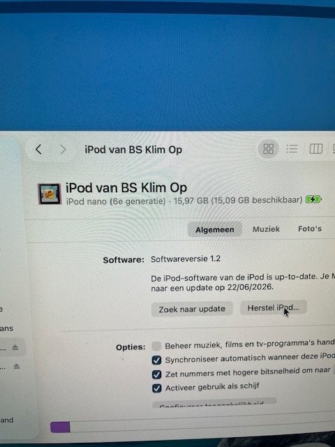 iPod, Ophalen