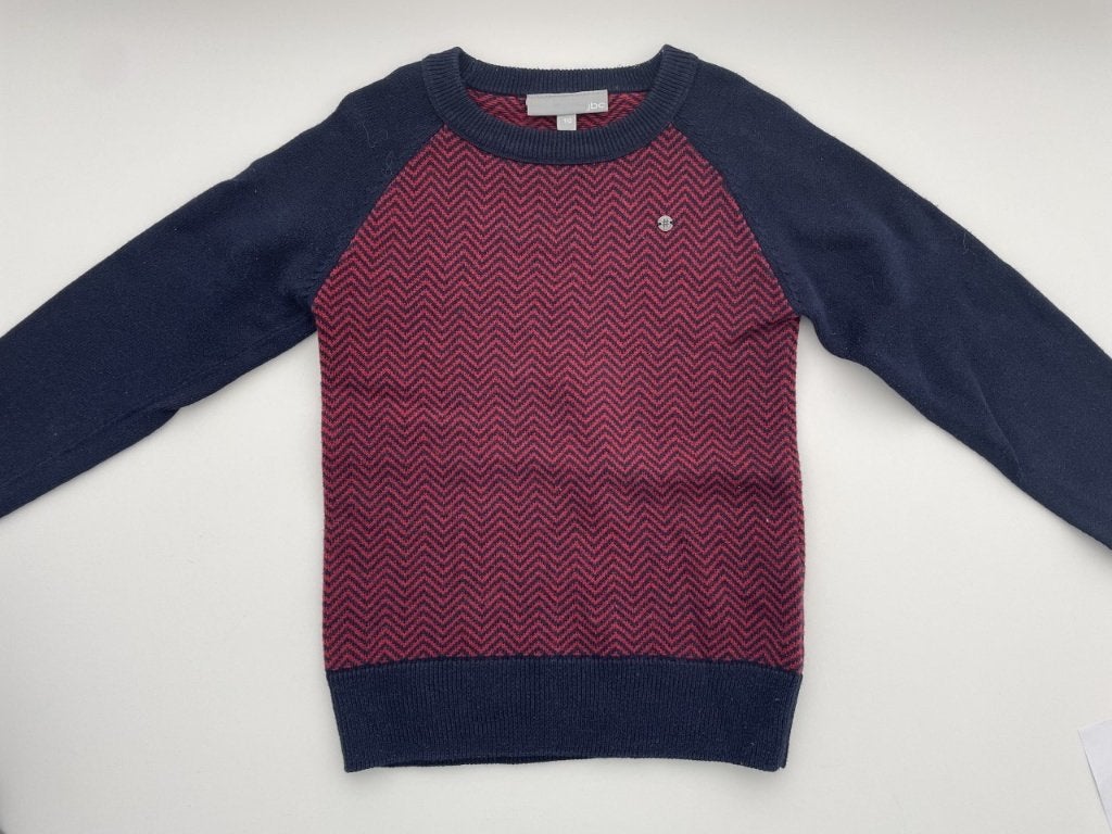 Pull bordeau de la marque JBC taille 110, Garçon, Enlèvement ou Envoi, Pull ou Veste, Comme neuf