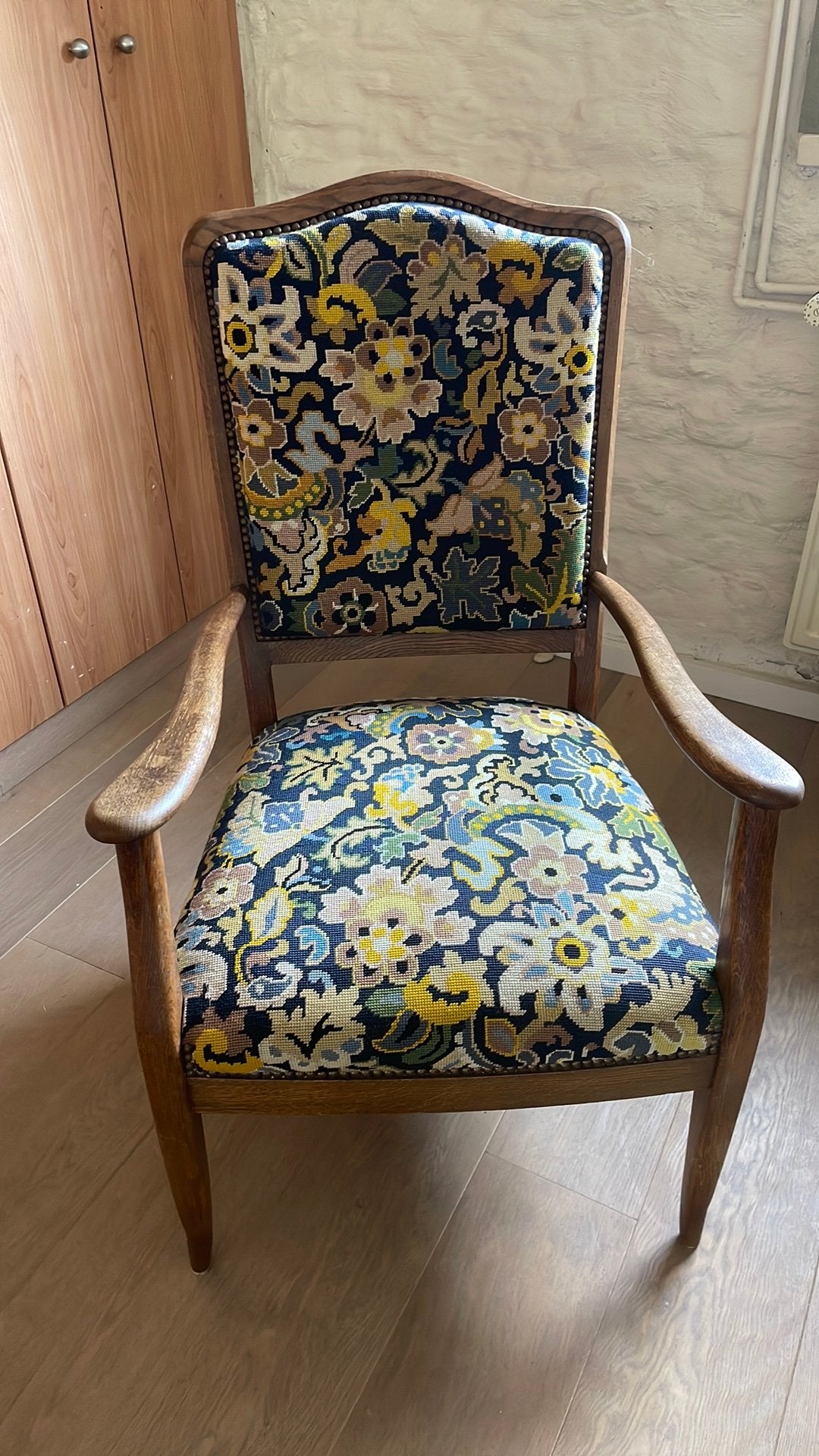 Mooie fauteuil, Ophalen