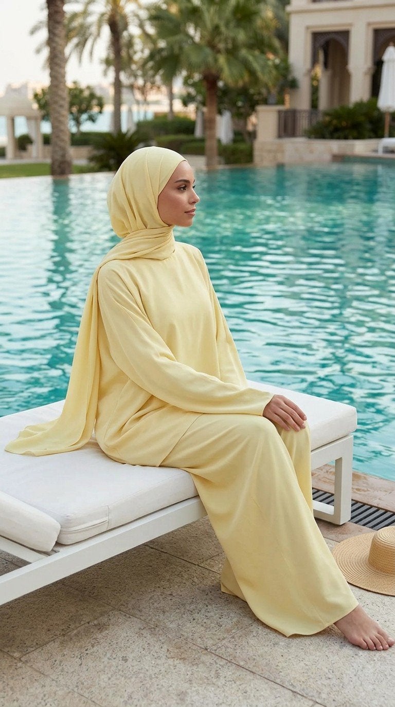 Burkini 3 stuks - one size fits all, Kleding | Dames, Badmode en Zwemkleding