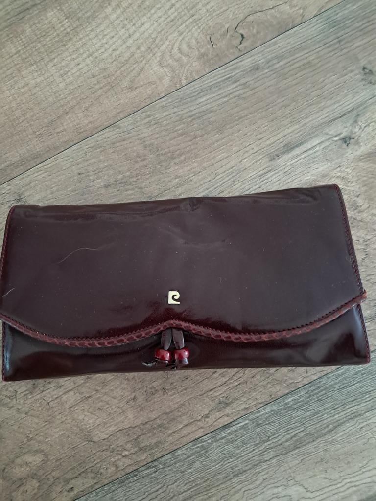 Vintage leren tas van Pierre Cardin, Ophalen of Verzenden, Gebruikt, Overige merken, Leder