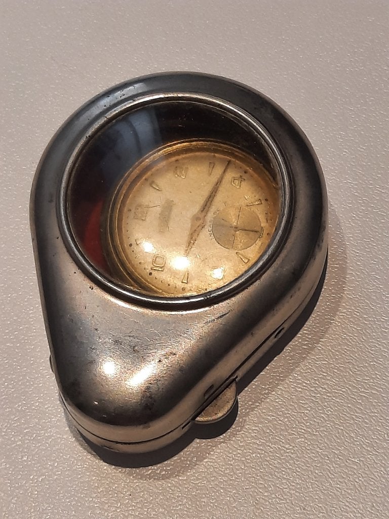 Roamer Swiss Made reishorloge met etui, werkend, Overige merken, Zakhorloge, Staal, 1930 tot 1960