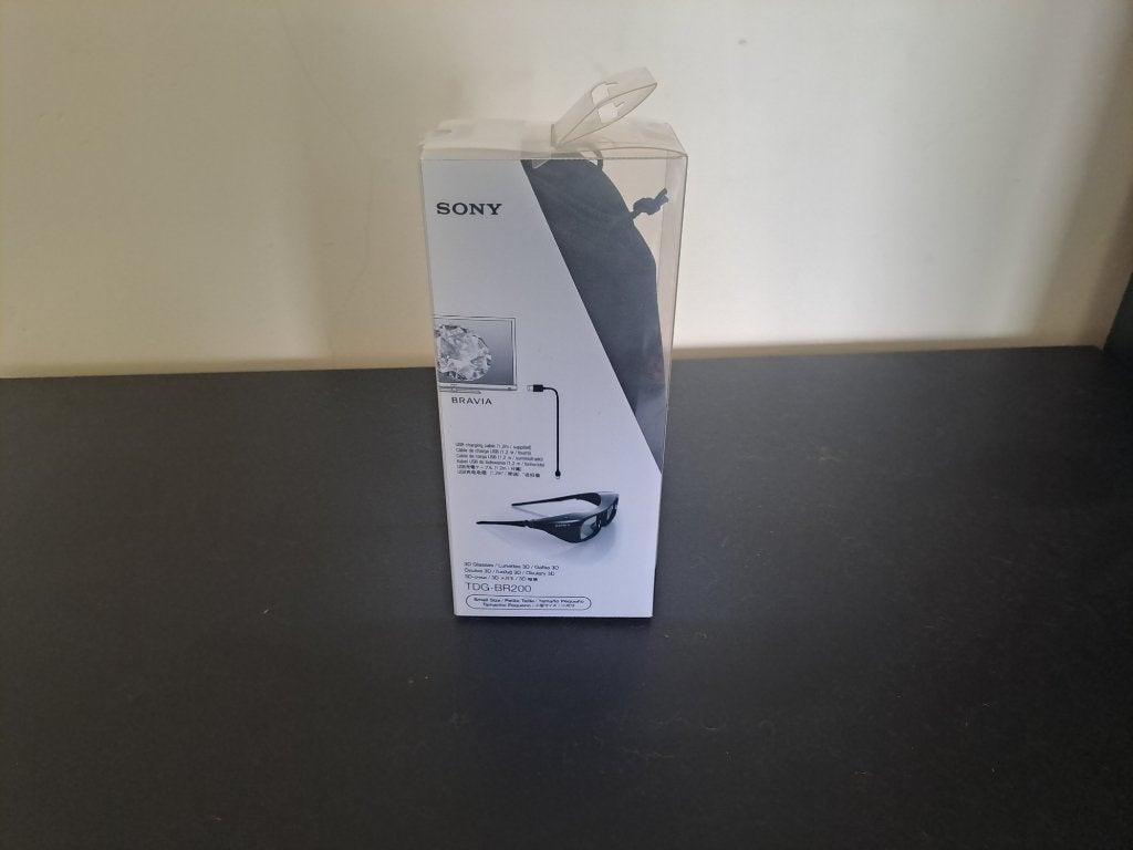 Lunettes 3D Sony TDG-BR200 blanche en taille S, Enlèvement, Comme neuf