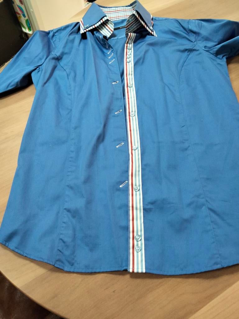 hoog blauwe damesbloes.Merk Butch.Nieuw., Ophalen of Verzenden