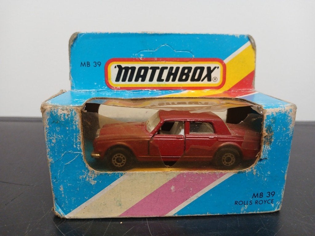 LUCIFERDOOSJE VOOR MODELAUTO'S MB39 ROLLS ROYCE, Ophalen of Verzenden, Zo goed als nieuw, Auto, Matchbox