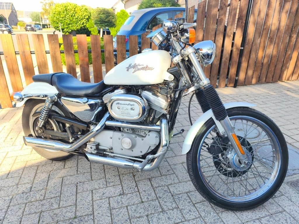Harley-Davidson Sportster 883 - Bj 2000, Motoren, 2 cilinders, Motorrijbewijs A, 883 cc, Particulier