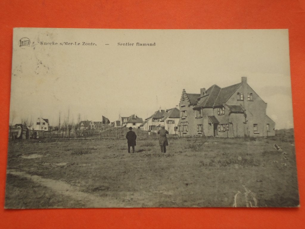Knocke s/Mer Le Zoute Knokke a/Zee Le Zoute Sentier flamand, Enlèvement ou Envoi, 1920 à 1940, Affranchie, Flandre Occidentale