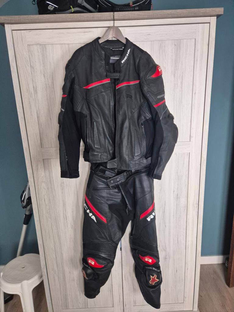 Richa lederen racepak (2delig), Motoren, Kleding | Motorkleding, Ophalen, RICHA, Nieuw zonder kaartje, Heren