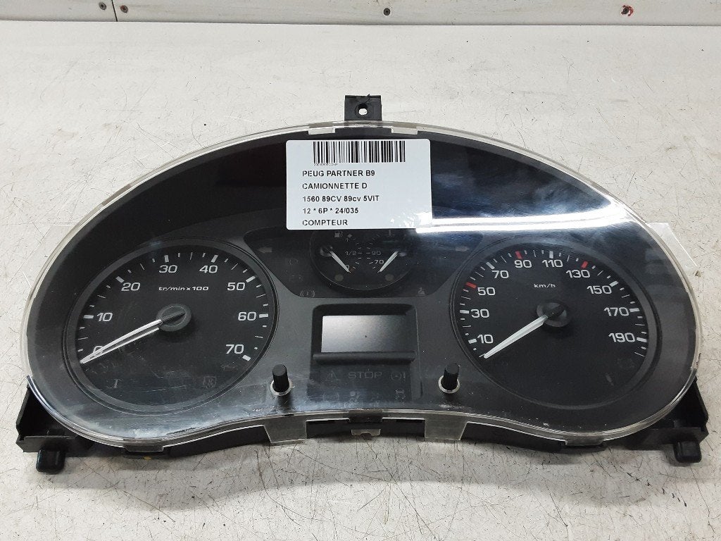 KM TELLER Partner (GC / GF / GG / GJ / GK) (9666904880), Auto-onderdelen, Dashboard en Schakelaars, Peugeot, Gebruikt