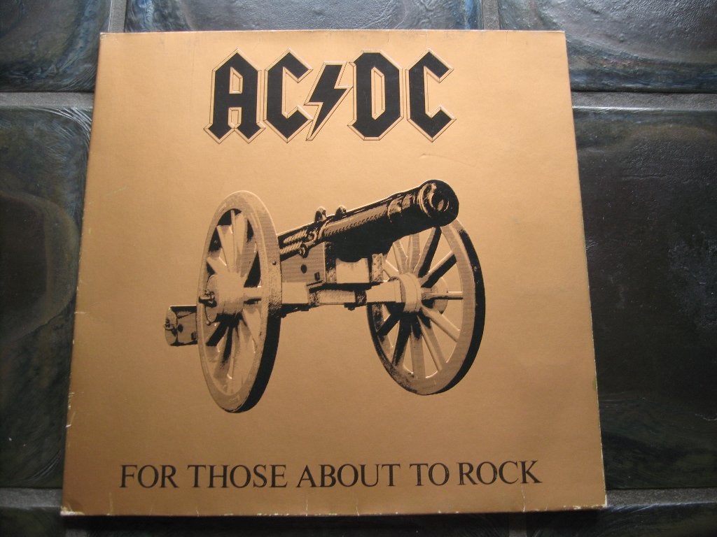 ac/dc for those about to rock made in germany lp, Rock, Enlèvement ou Envoi, Utilisé, Housse de protection extérieure