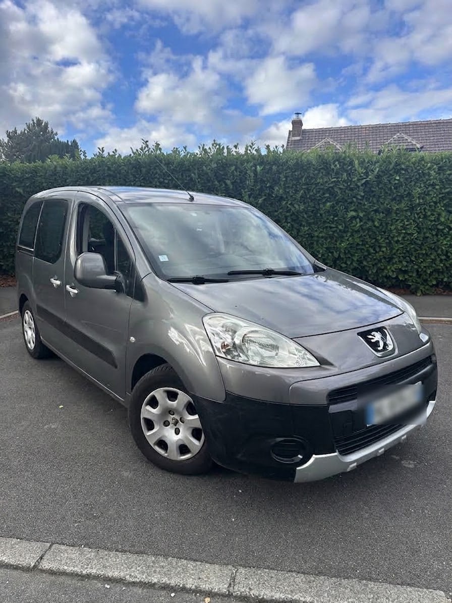 Peugeot Partner Tepee 1.6 HDi 75 pk, Auto's, Zwart, 5 deurs, Particulier, 55 kW