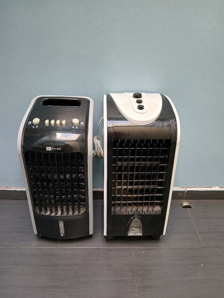 2 ventilateurs à vendre, Plastique, Moderne, Comme neuf, Enlèvement