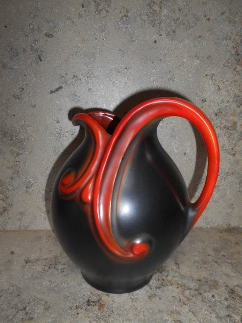 Magnifique vase Mosa - Art déco, Maison & Meubles, Accessoires pour la Maison | Vases, Enlèvement ou Envoi, Comme neuf, Rouge