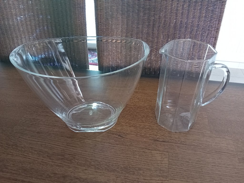 ijsemmer en karaf, Ophalen of Verzenden, Nieuw, Glas