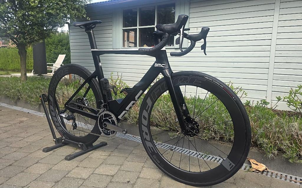 BMC TimeMachine R01 Sram AXS 12SP. + Roues en carbone, 53 à 57 cm, Enlèvement, Comme neuf, Carbone