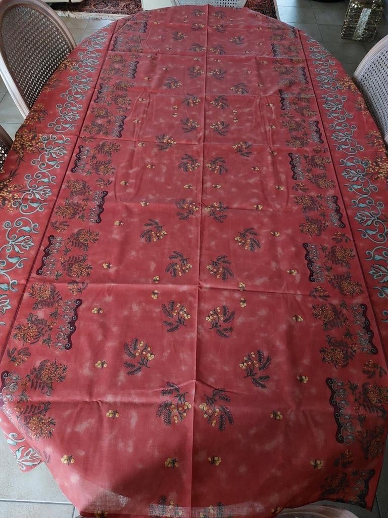 Kerst rechthoekig tafelkleed 180 x 140cm van Damart, Maison & Meubles, Enlèvement ou Envoi, Utilisé, Rectangle