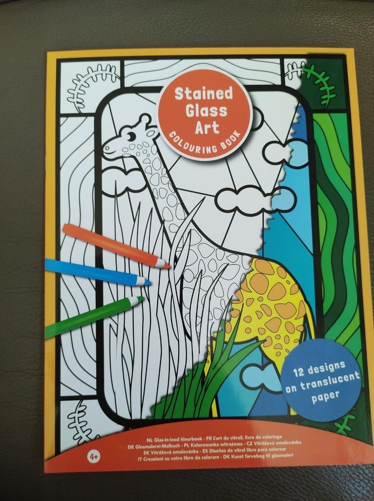 Glas-in-lood kleurboek, nieuw, Enlèvement ou Envoi, Neuf, Bricolage