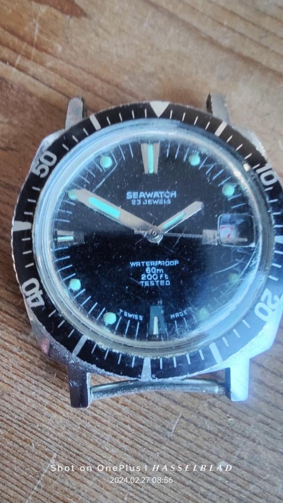 2 montres ancienne, seawatch et autres., Enlèvement ou Envoi, Utilisé