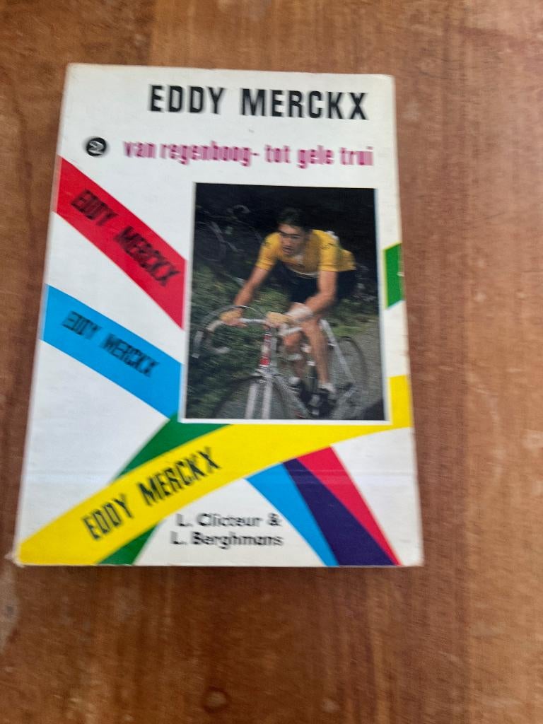 Eddy Merckx: Van regenboog tot gele trui-1970, L.Berghmans, Course à pied et Cyclisme, Utilisé, Envoi