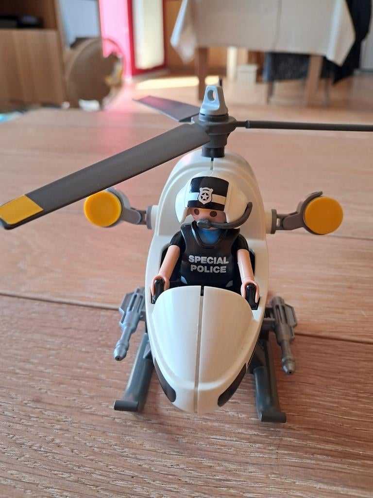 Playmobil set 5916 - Hélicoptère de police, Enlèvement ou Envoi, Comme neuf