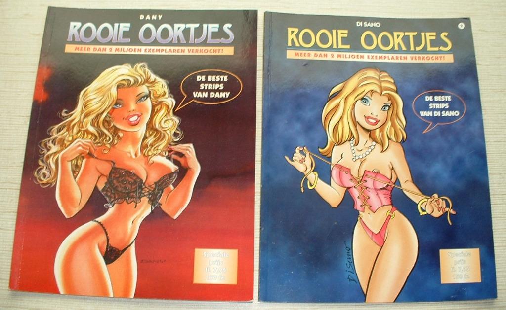 rooie oortjes , de beste strips, complete reeks 1-2-3, Boeken, Stripverhalen, Complete serie of reeks, Ophalen of Verzenden, Zo goed als nieuw