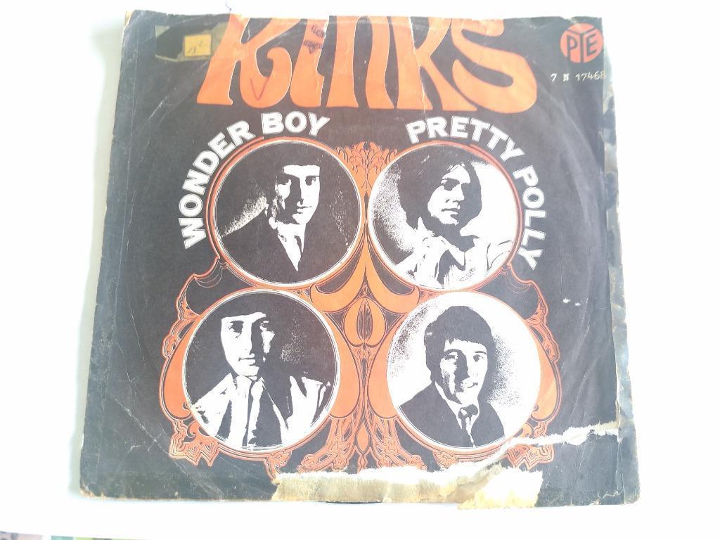 SINGLE THE KINKS --WONDERBOY/PRETTY POLLY--, Enlèvement ou Envoi, Utilisé, Pop