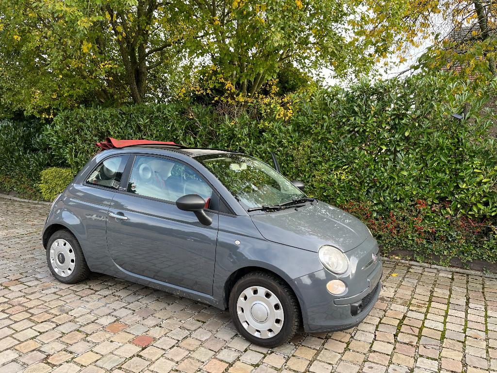 Fiat 500 cabriolet 13CC JTD 2011 4400€, Autos, Verrouillage central, Achat, Entreprise, Cabriolet
