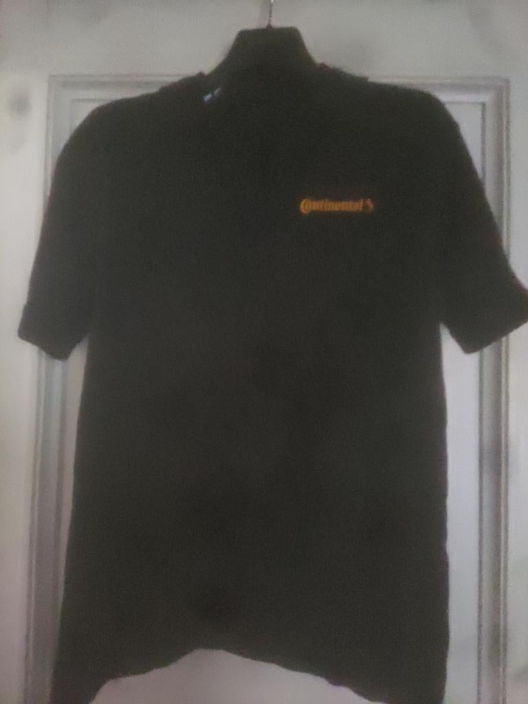 Continental : zwarte polo, L, Ophalen of Verzenden, Zo goed als nieuw