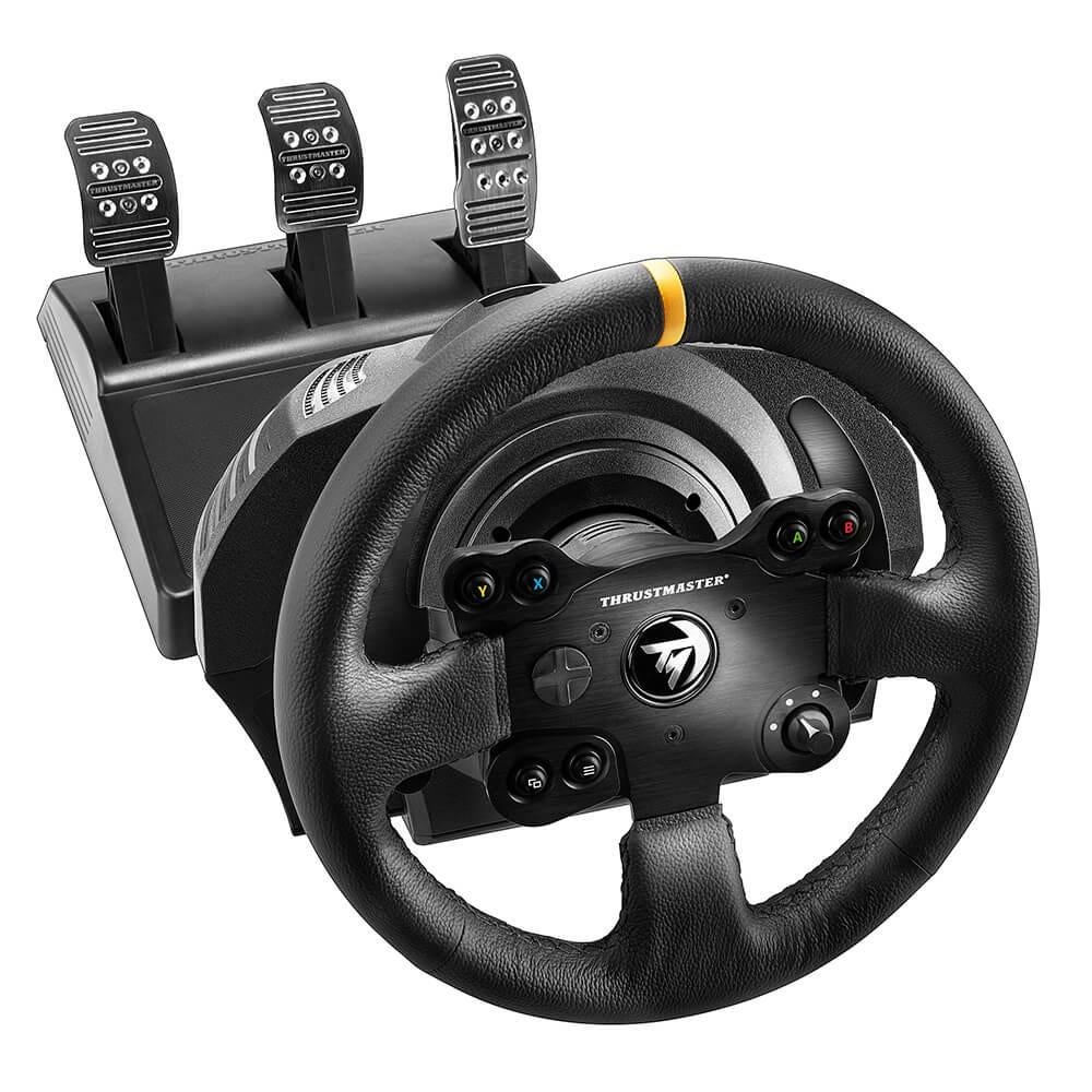Thrustmaster TX Leather Edition racestuur - Nieuw, Consoles de jeu & Jeux vidéo, Jeux | Sony PlayStation 5, Neuf, Enlèvement ou Envoi