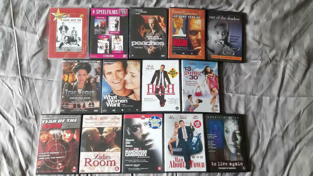 Partij van 14 DVD's, Vanaf 12 jaar, Ophalen of Verzenden, Gebruikt