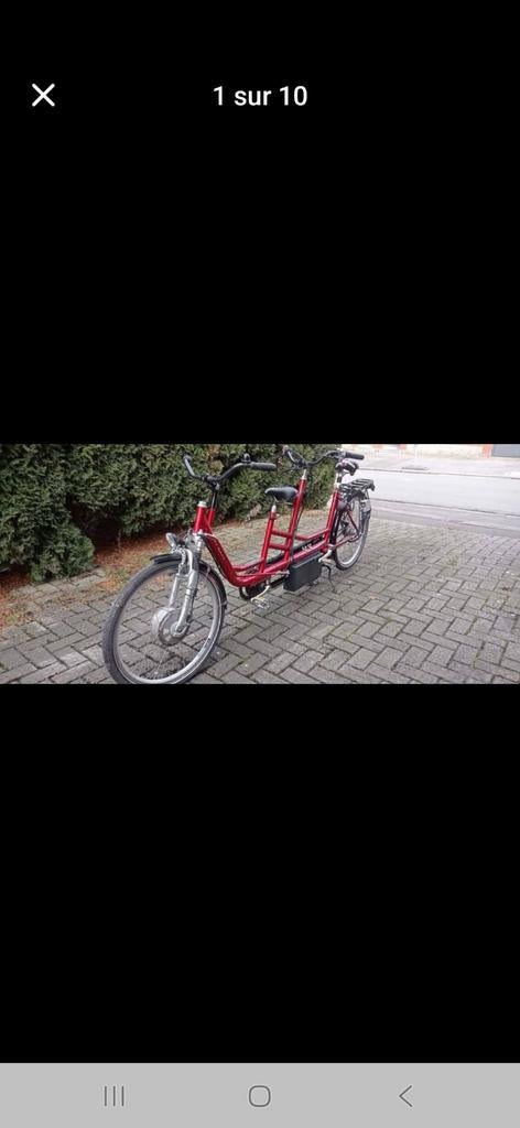 Tandem copilot électrique, Enlèvement, Suspension