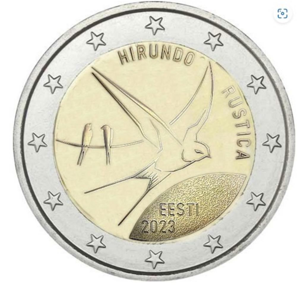 2 euro Estland 2023 Boerenzwaluw, Ophalen of Verzenden, Estland, 2 euro