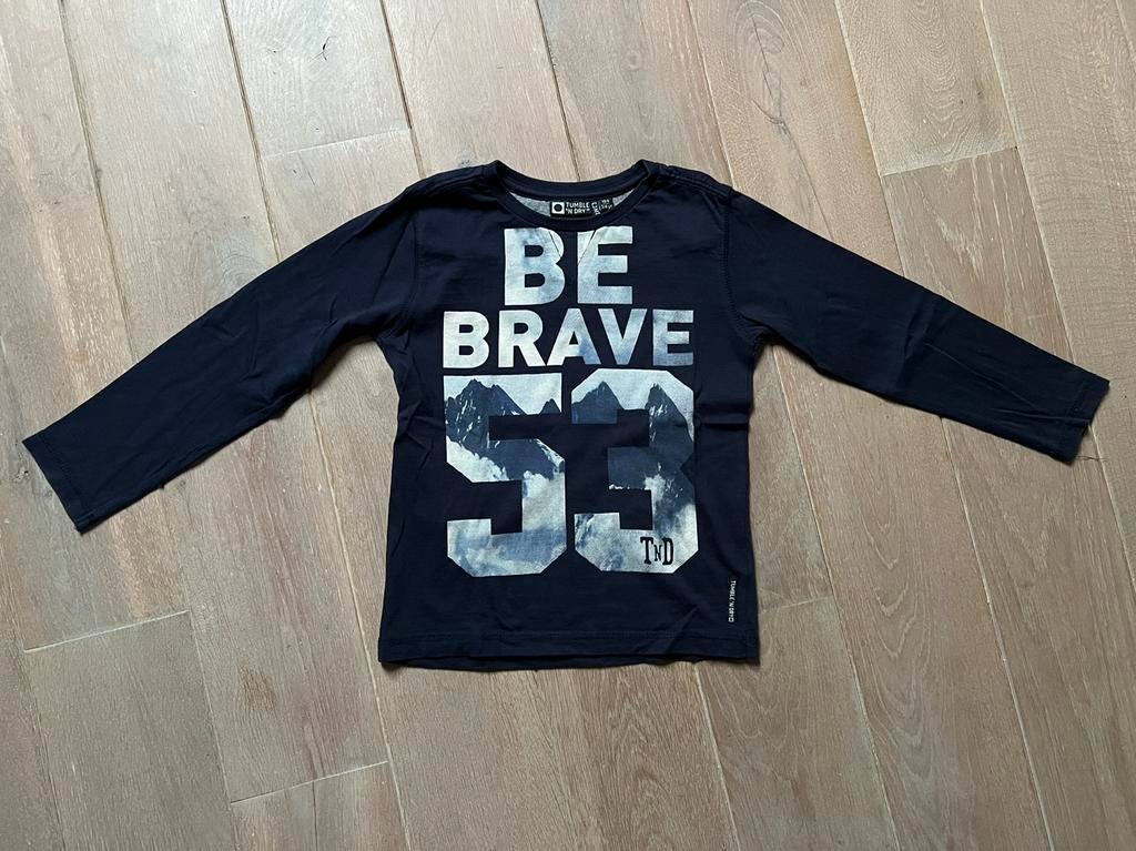 Longsleeve/ t-shirt maat 104 van Tumble ‘N Dry, Jongen of Meisje, Ophalen of Verzenden, Zo goed als nieuw, Shirt of Longsleeve