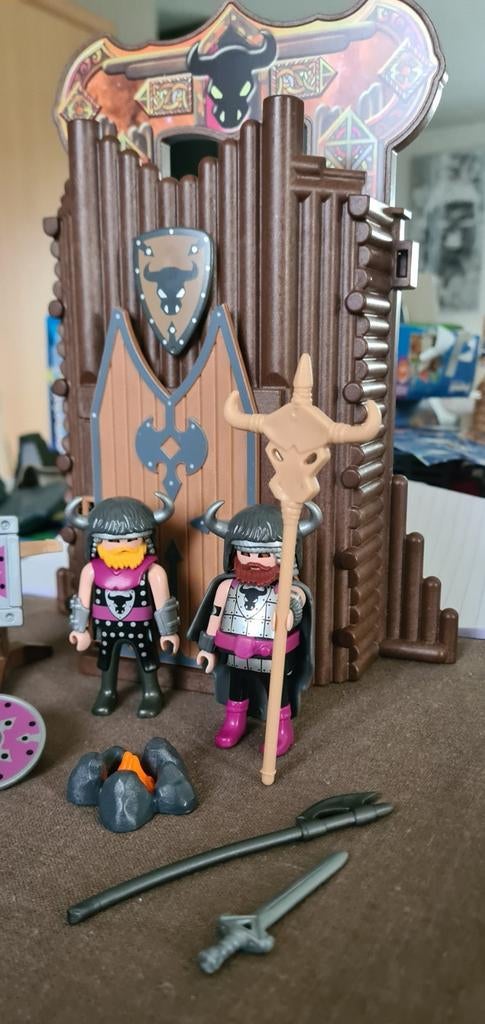 Playmobil Barbaren en burcht 4774, Kinderen en Baby's, Speelgoed | Playmobil, Ophalen, Zo goed als nieuw