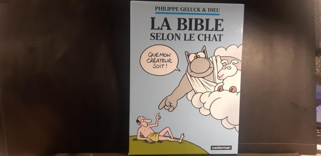 Philippe Geluck  La Bible selon Le Chat, Enlèvement, Neuf