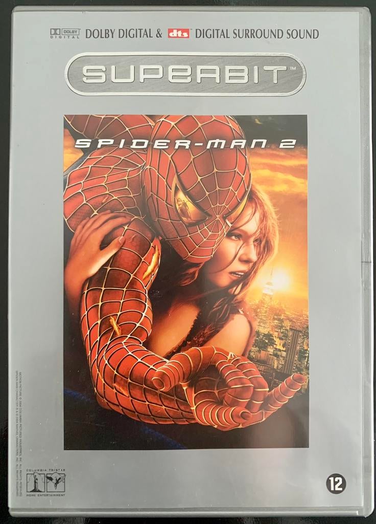 SPIDER-MAN 2 - Sam Rami - 2004 - 2 disc set., Cd's en Dvd's, Vanaf 12 jaar, Ophalen of Verzenden, Zo goed als nieuw, Science Fiction