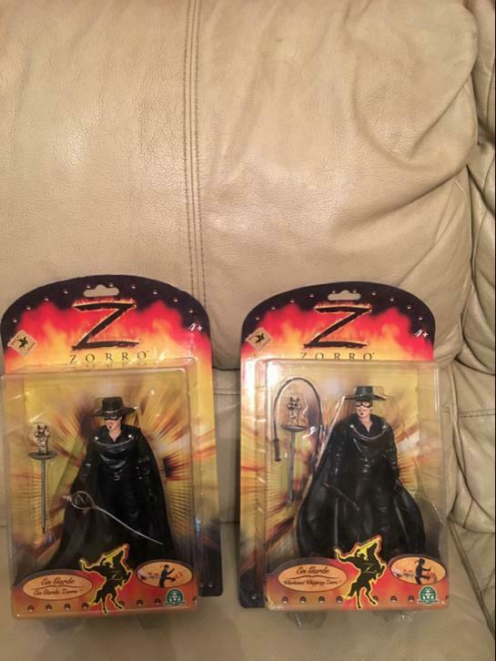 Paire de figurines zorro neuve jamais déballer dans sa boite, Kinderen en Baby's, Speelgoed | Actiefiguren, Nieuw