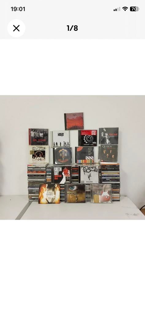 133 x CD van Lot Rock, Cd's en Dvd's, Cd's | Rock, Verzenden, Gebruikt