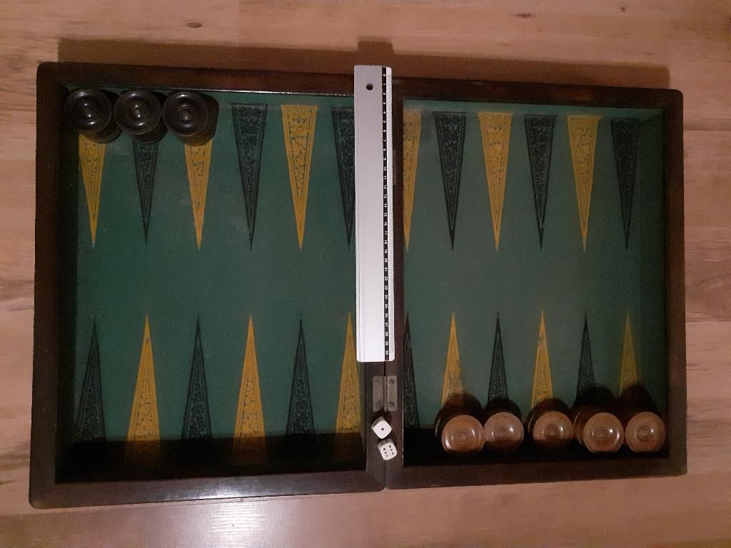 Backgammon, Hobby & Loisirs créatifs, 1 ou 2 joueurs, Enlèvement, Utilisé, Andere
