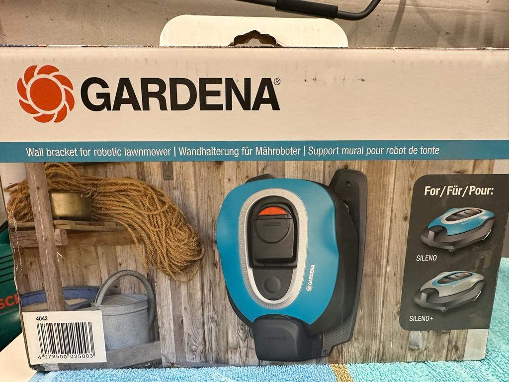 Gardena sileno opberghaak voor winterstalling, Jardin & Terrasse, Tondeuses robotisées, Neuf, Enlèvement