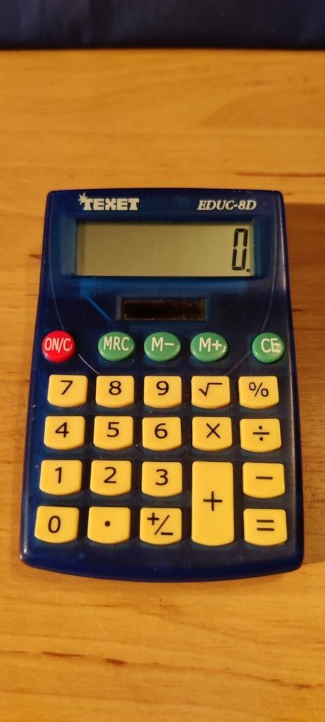 Rekenmachine Texet Educ-8D, Ophalen of Verzenden, Zo goed als nieuw