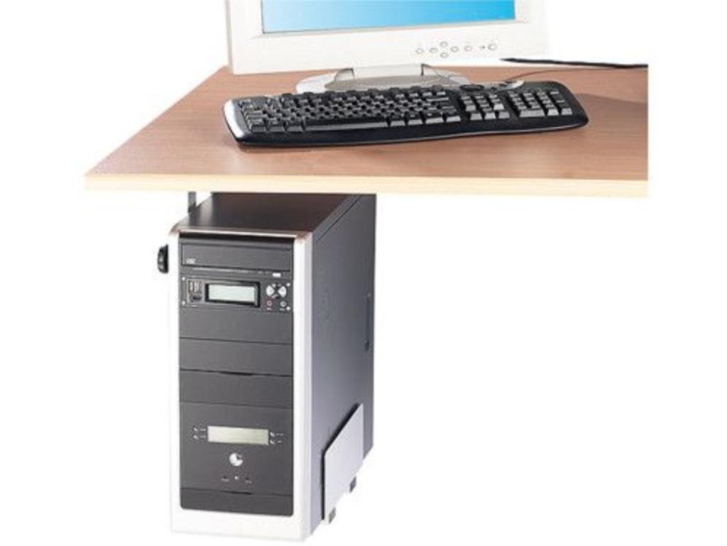 SUPPORT UNIVERSEL POUR TOUR D ORDINATEUR DE BUREAU, Informatique & Logiciels, Ordinateurs de bureau, Enlèvement, Comme neuf