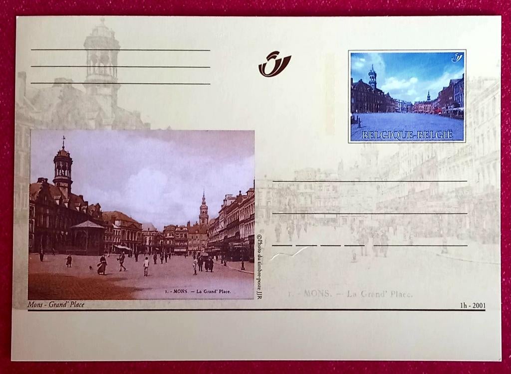 2001 Touristique MONS BK93, Timbres & Monnaies, Timbres | Europe | Belgique, Envoi, Non oblitéré