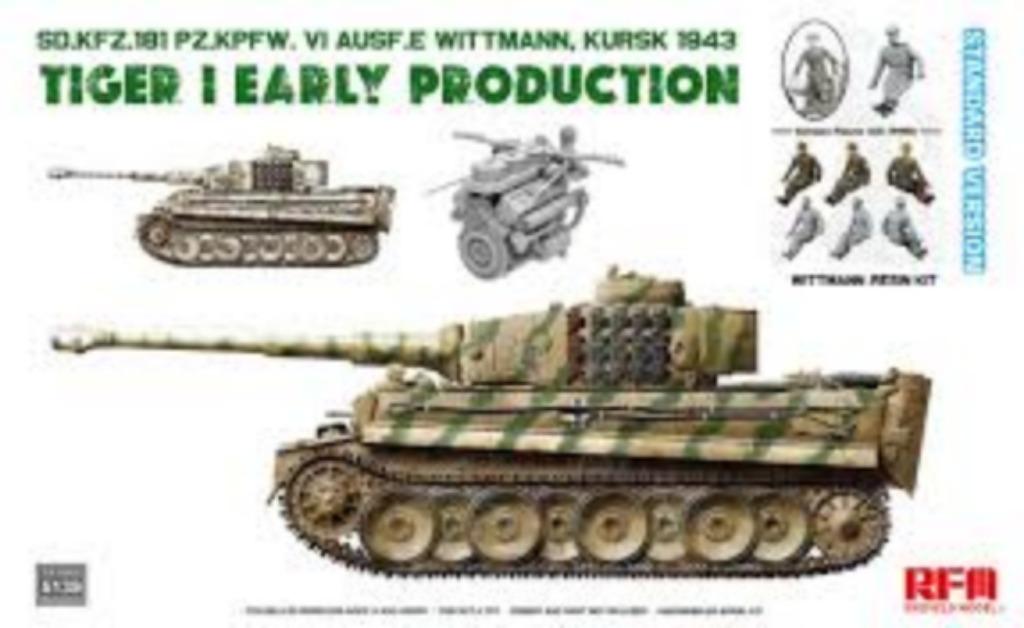 RFM 5139 Tiger I early "Kursk 1943" w/ Wittman échelle 1/35, Neuf, Autres marques, Tank, Enlèvement ou Envoi
