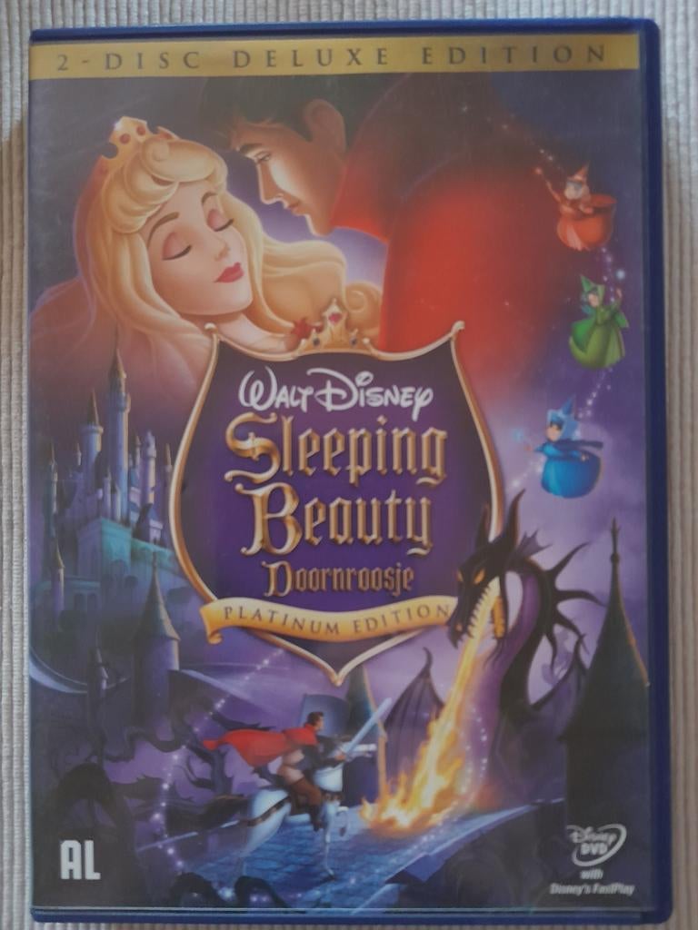 Doornroosje , sleeping beauty (platinum edition), Enlèvement ou Envoi, Dessin animé, Tous les âges, Américain