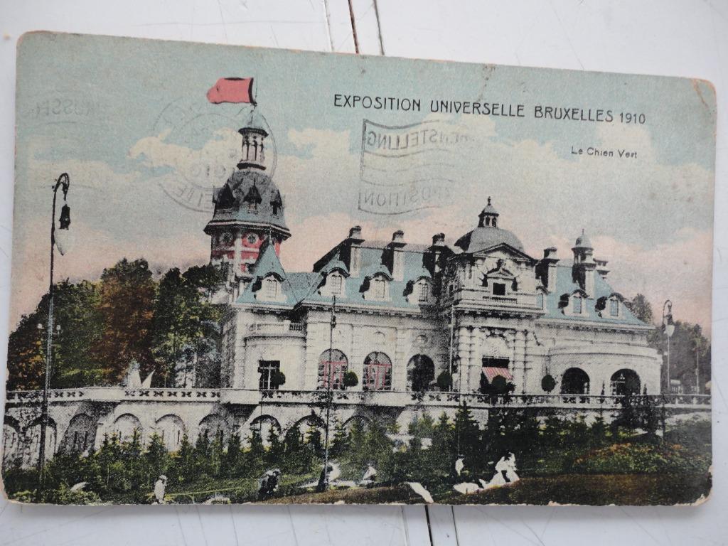 Bruxelles - carte postale - expo universelle 1910, Ophalen of Verzenden, Voor 1920, Ongelopen, Brussel (Gewest)