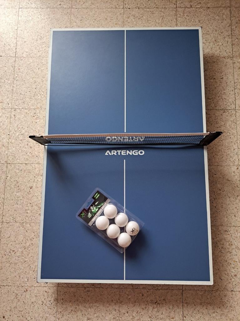 Artengo opvouwbare mini pingpongtafel, Ophalen