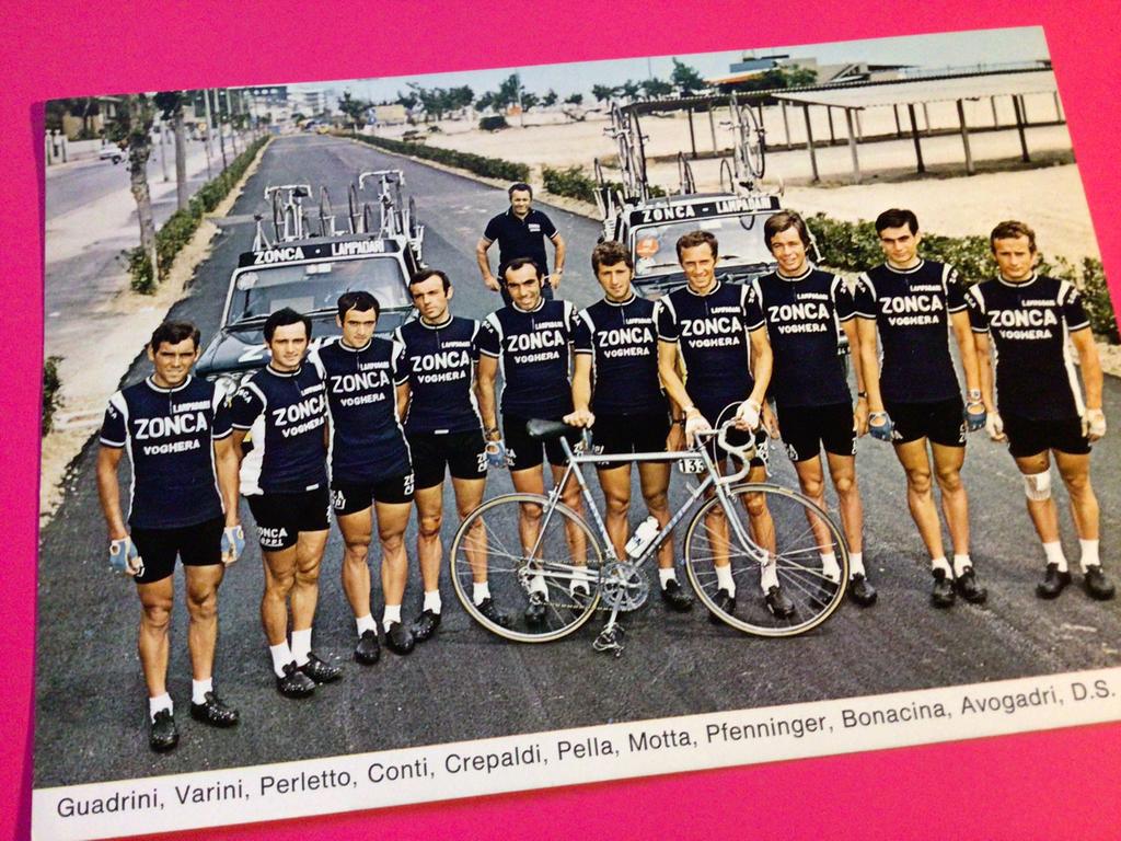 wielerkaart 1973 team zonca  coppi gianni motta, Verzenden, Zo goed als nieuw