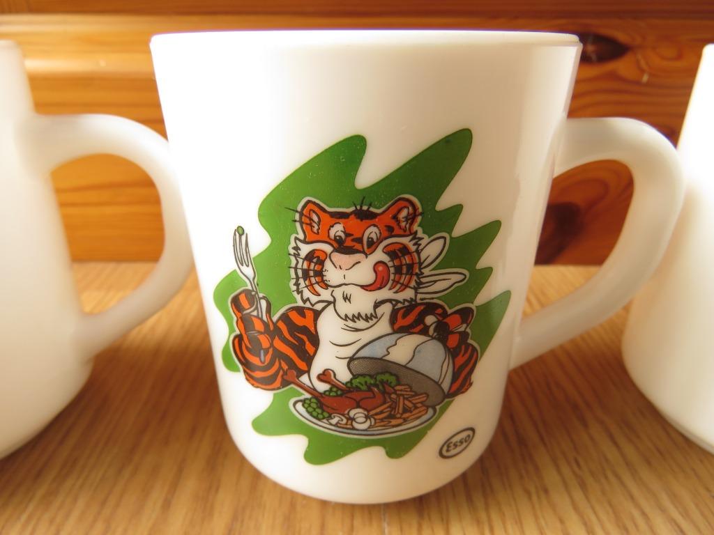 vintage arcopal 5 mug tasses motif tigre Esso, Huis en Inrichting, Keuken | Servies, Ophalen of Verzenden, Zo goed als nieuw, Kop(pen) en/of Schotel(s)
